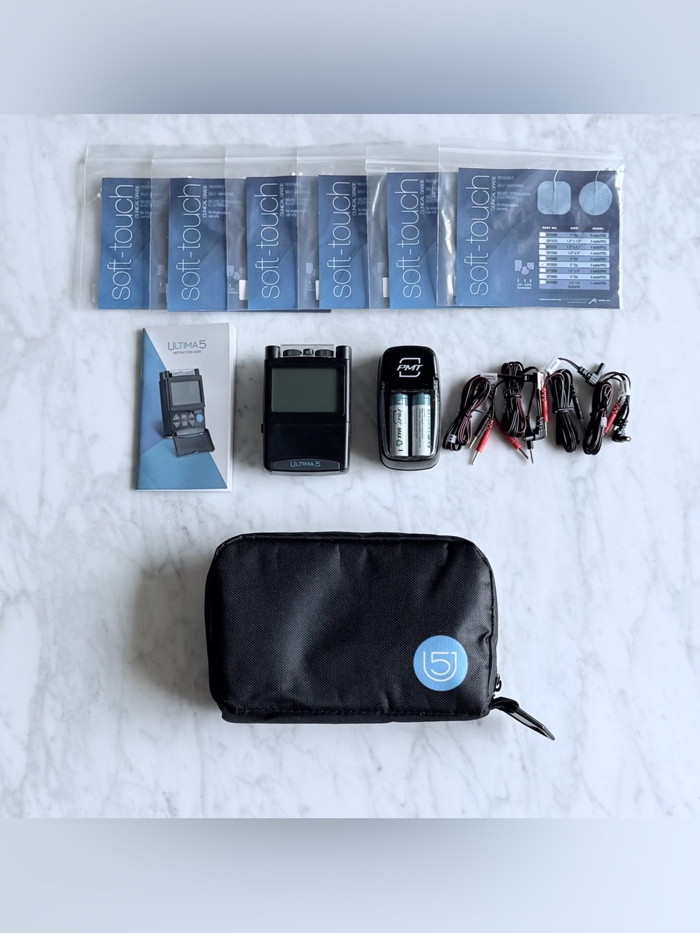 Brand New Ultima 5 TENS w/ 24 Replacement Electrodes